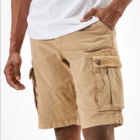American Eagle Mens Khaki Cargo 